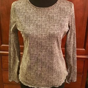 Liz Claiborne blouse w/ lining, beautiful sz M